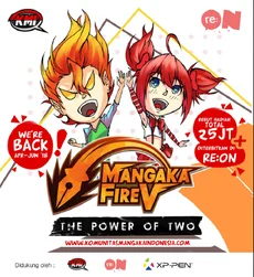 Poster Mangaka Fire 5, 2018