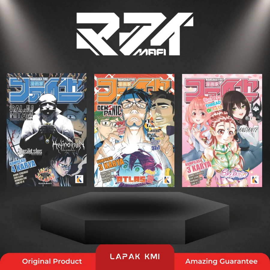 Sampul kompilasi Mangaka Fire 6 — Mafi 6 Shonen